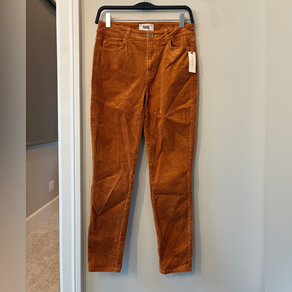 New women’s Paige Hoxton ankle skinny corduroy jeans